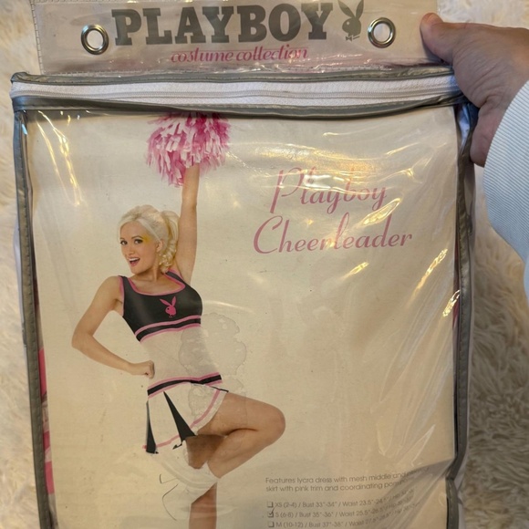 Playboy Cheerleader Costume Size Small Halloween Costume - Picture 2 of 5